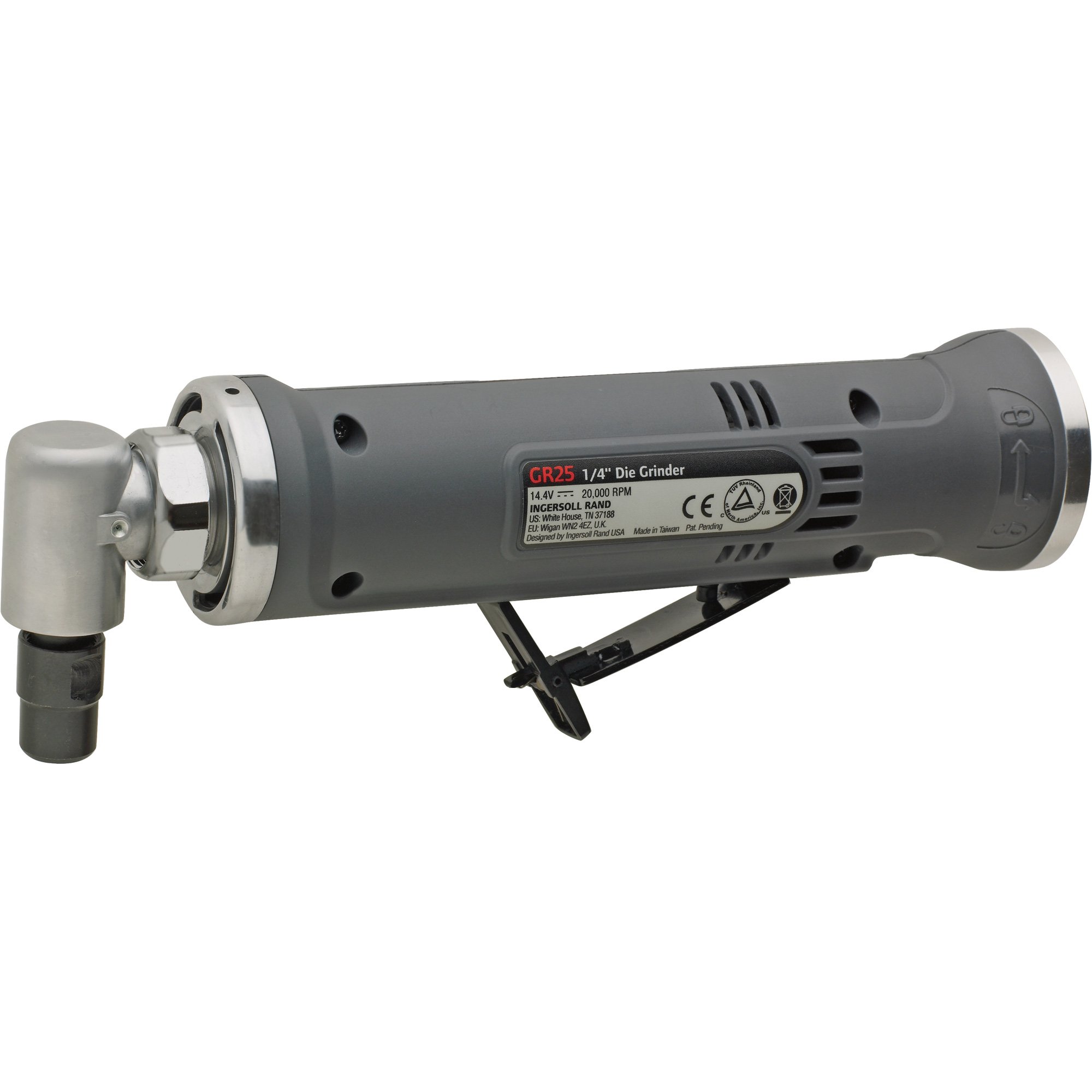 Ingersoll Rand IQv Series Cordless Right Angle Die Grinder — 14.4 Volt, Model# GR25